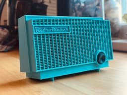 Retro Radio 1957 Bluetooth Speaker Holder 3d model