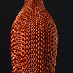 Minimalist Knitted Vase (vase mode) 3d model