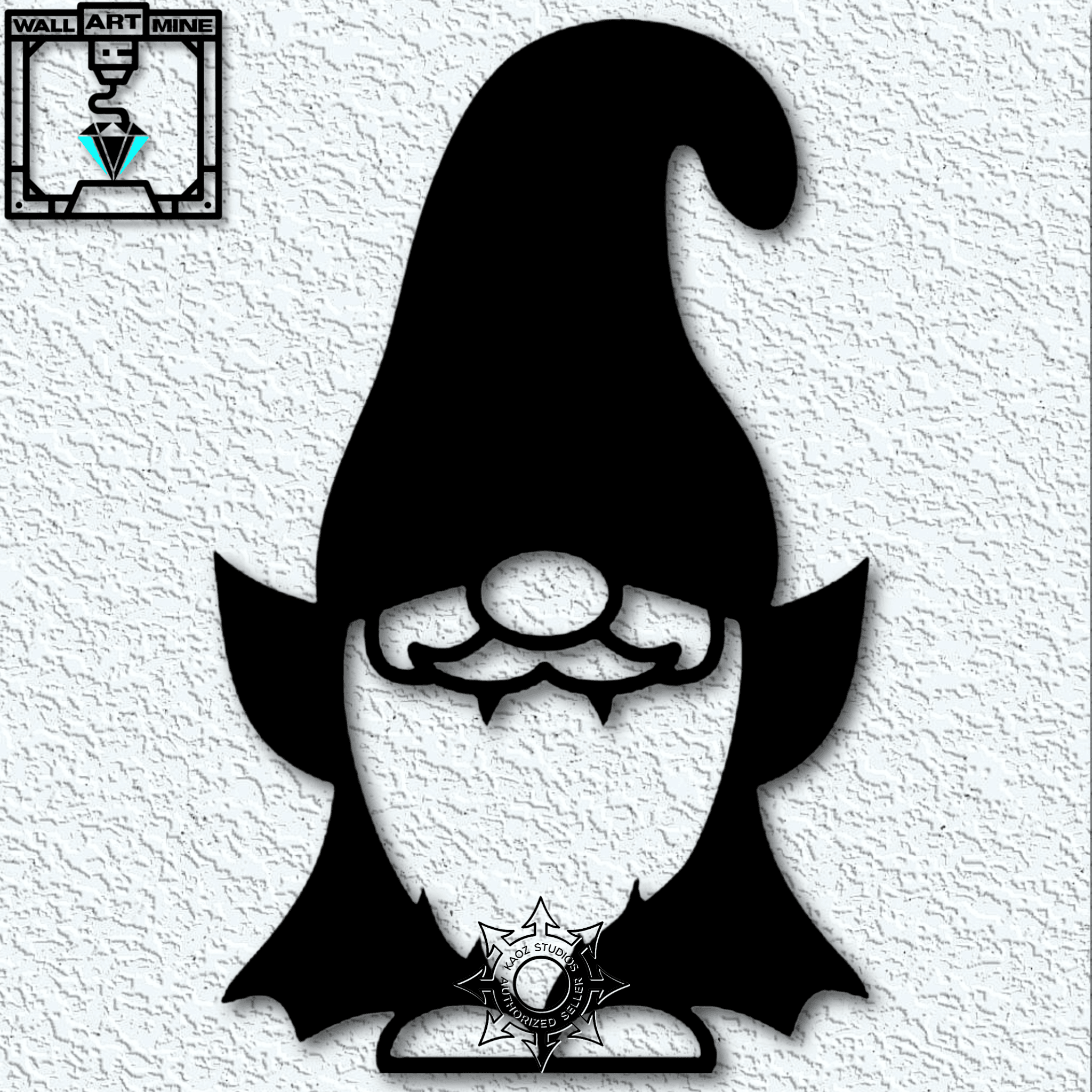 vampire garden gnome halloween decor 3d model