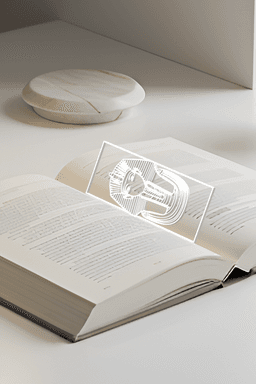 Egpyt Bookmark, Creativity Bookmark, Gift Idea 3d model