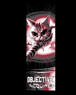 Target acquired and the cat attack begins - Set of bookmarks 3d model