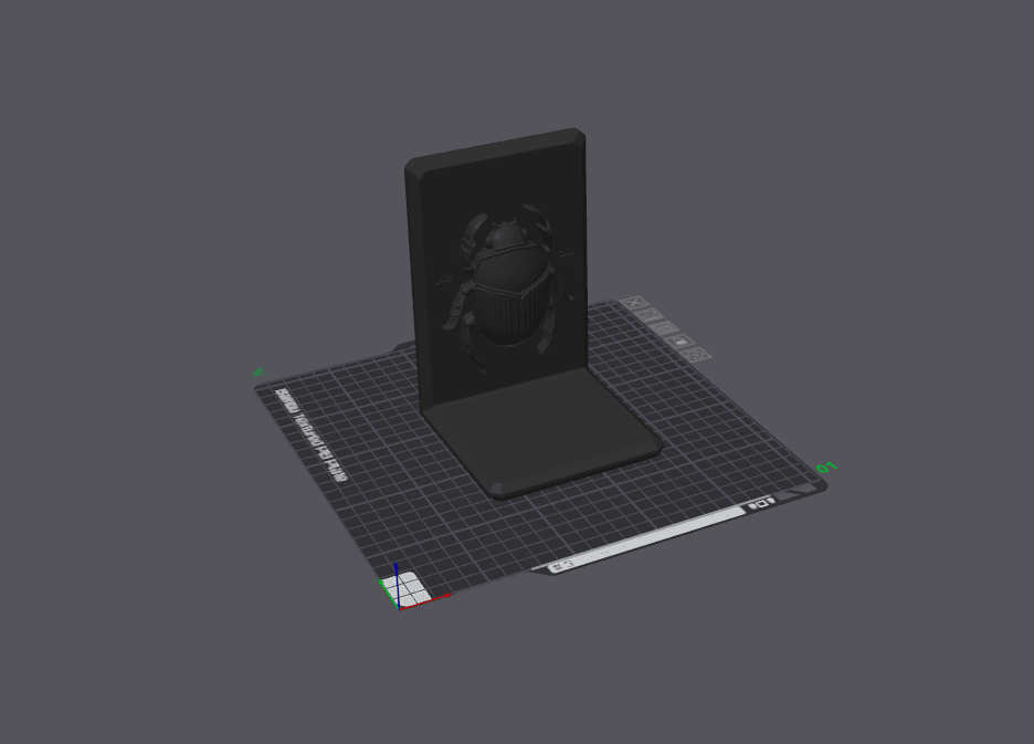 Sacred Scarab Bookend 3d model
