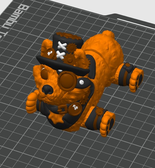 DogsSteamPunkKeychain.stl 3d model