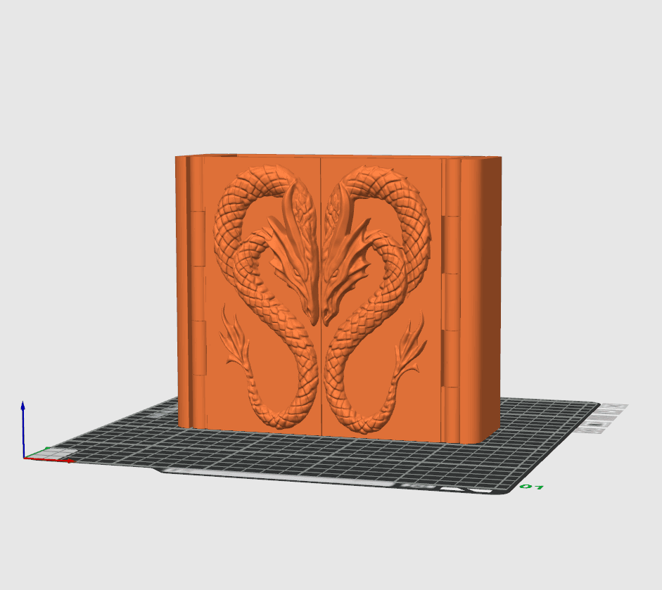 Dragon Heads Box 3d model