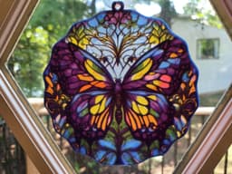 Butterfly3 Three-Part PETG 150x149 mm 3d model