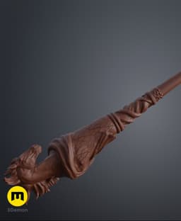 Vincent Duc's Wand - Harry Potter 3d model