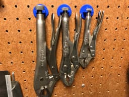 ViceGripHolder for PegBoard - Large 3d model