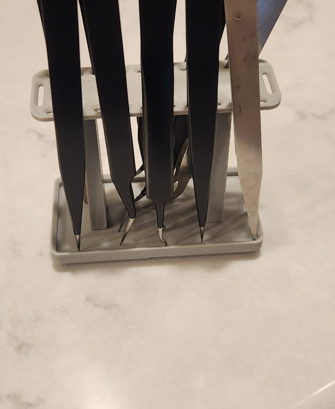 Gridfinity 1x2 Tweezer Stand 3d model