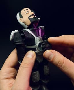 Flexi Cyber Galaxy Knight - Print In Place 3d model