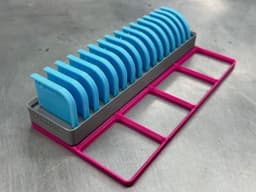 Radius Tool with Gridfinity Base 3d model