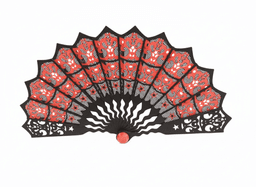 Halloween Spider Web Hand Fan 3d model