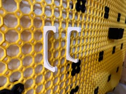 Multiboard Pegboard Click - AA / AAA Battery Charger Mount 3d model