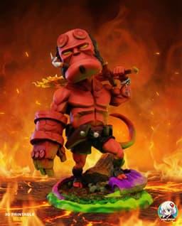 Hellboy Chibi - Premium Collectible 3d model