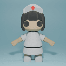 3D Printable Flexi Nurse 3d model