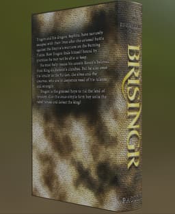 Brisingr - Book Litho 3d model