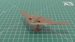 B2 Spirit Stealth Bomber 1:300 Scale 3D Print Model 3d model