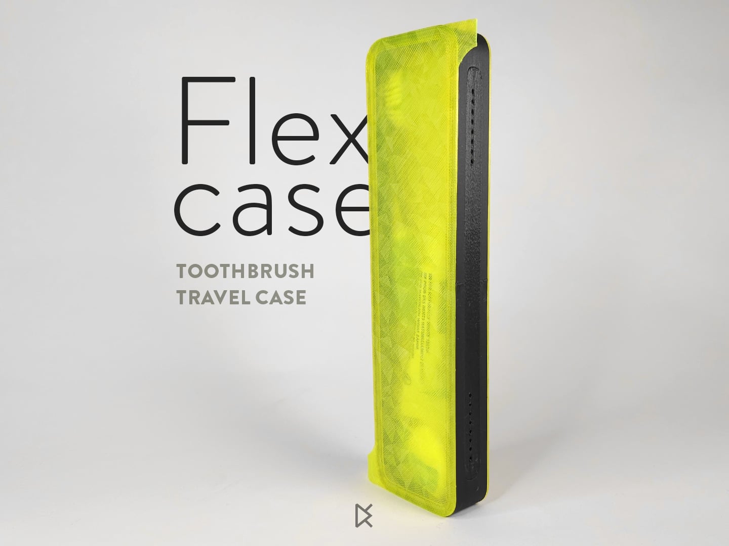 Flexicase - Toothbrush travel case 3d model