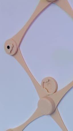Modular Accordion Wall Hook 3d model