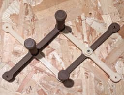 Modular Accordion Wall Hook 3d model