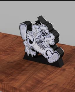 Gear 5 Luffy Led Light Box 3d model
