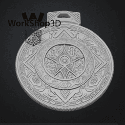 Mystic_Emblem_Medallion_Cosplay_WorkShop3D 3d model