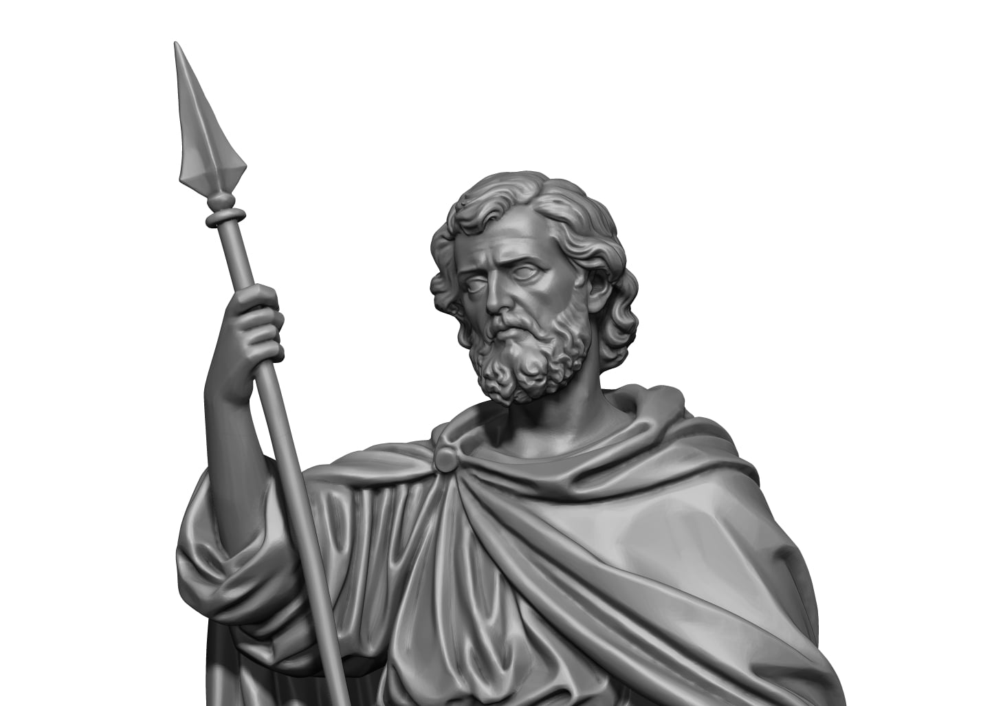 Saint Thomas 3D Scanning STL Printable 3d model