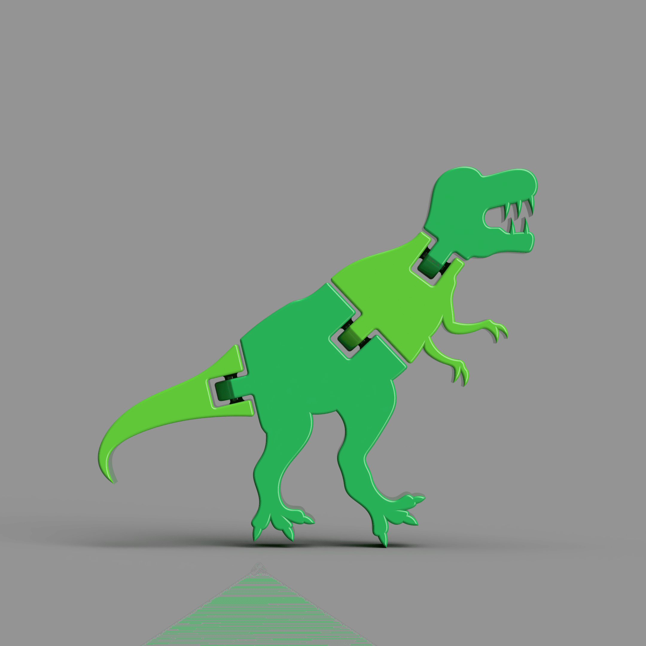 Articulated T-Rex Dinosaur 3d model