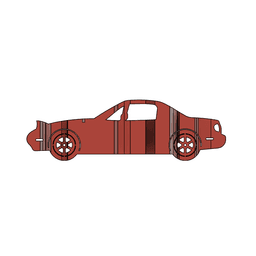 NA Miata 3D Car Flip Art Desk Display 3d model