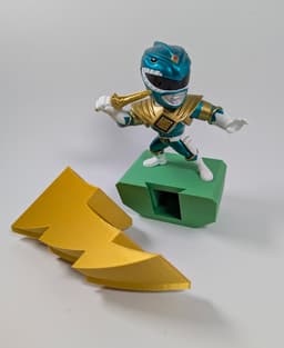 Power Rangers Mini-Figure Shelf 3d model