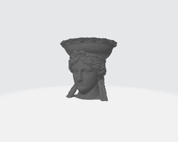 Caryatid pencil holder 3d model