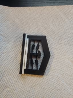 Card Holder With Compliant Spring 3d model
