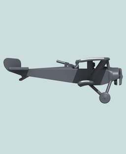1:144 Nieuport 12 3d model
