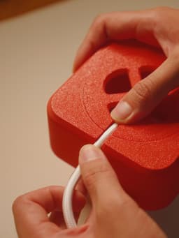 Square Puffer Lamp 3d model