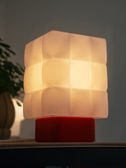 Square Puffer Lamp 3d model