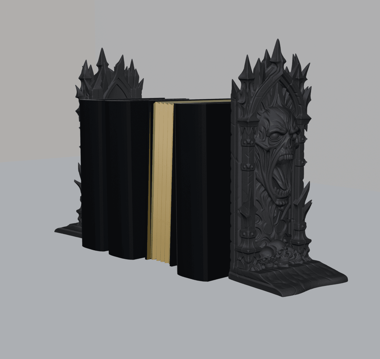 Agony Bookends 3d model