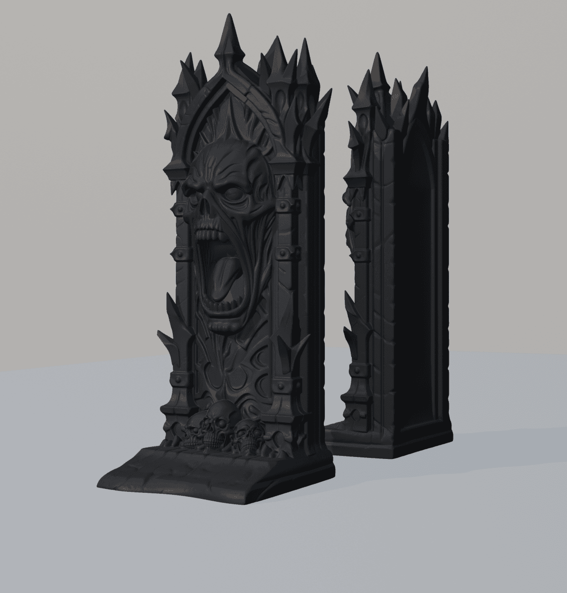 Agony Bookends 3d model
