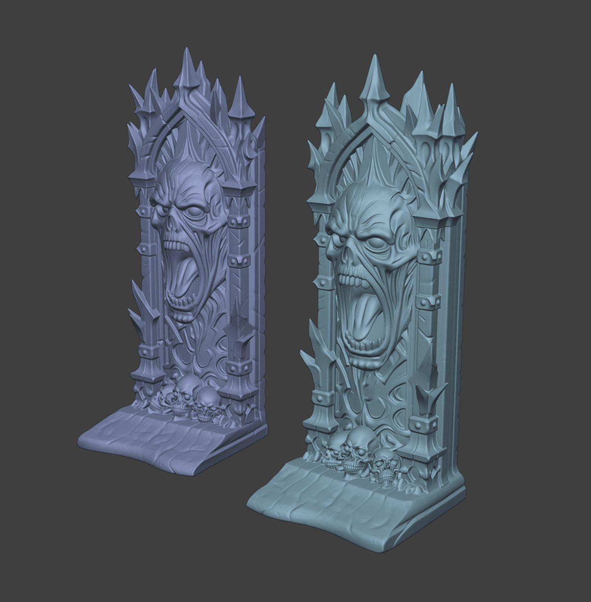 Agony Bookends 3d model
