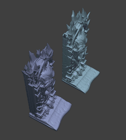 Agony Bookends 3d model