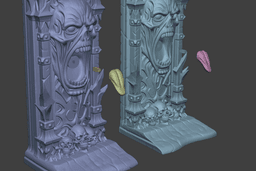 Agony Bookends 3d model