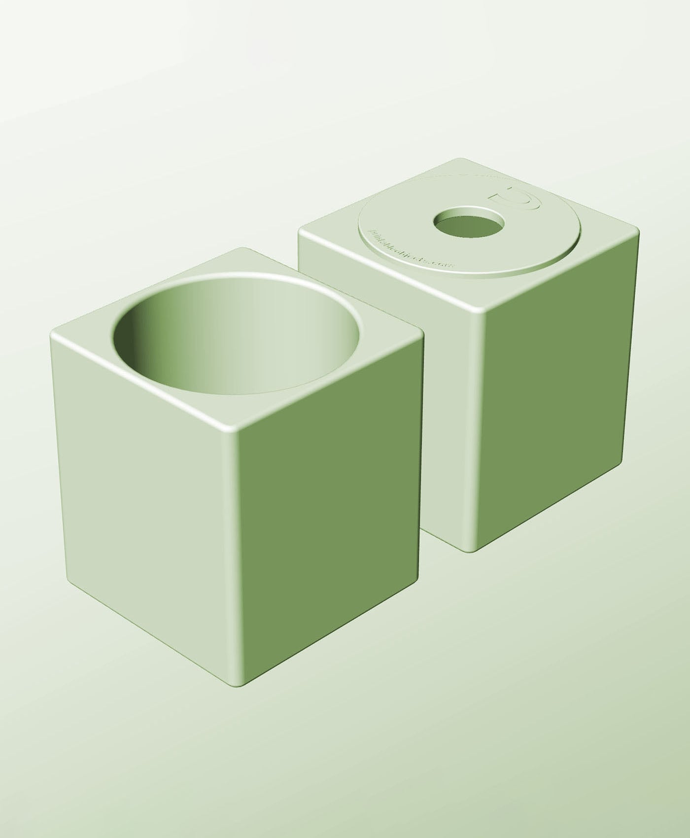 CS128-160-P Stackable pierced component box for creative makers 3d model