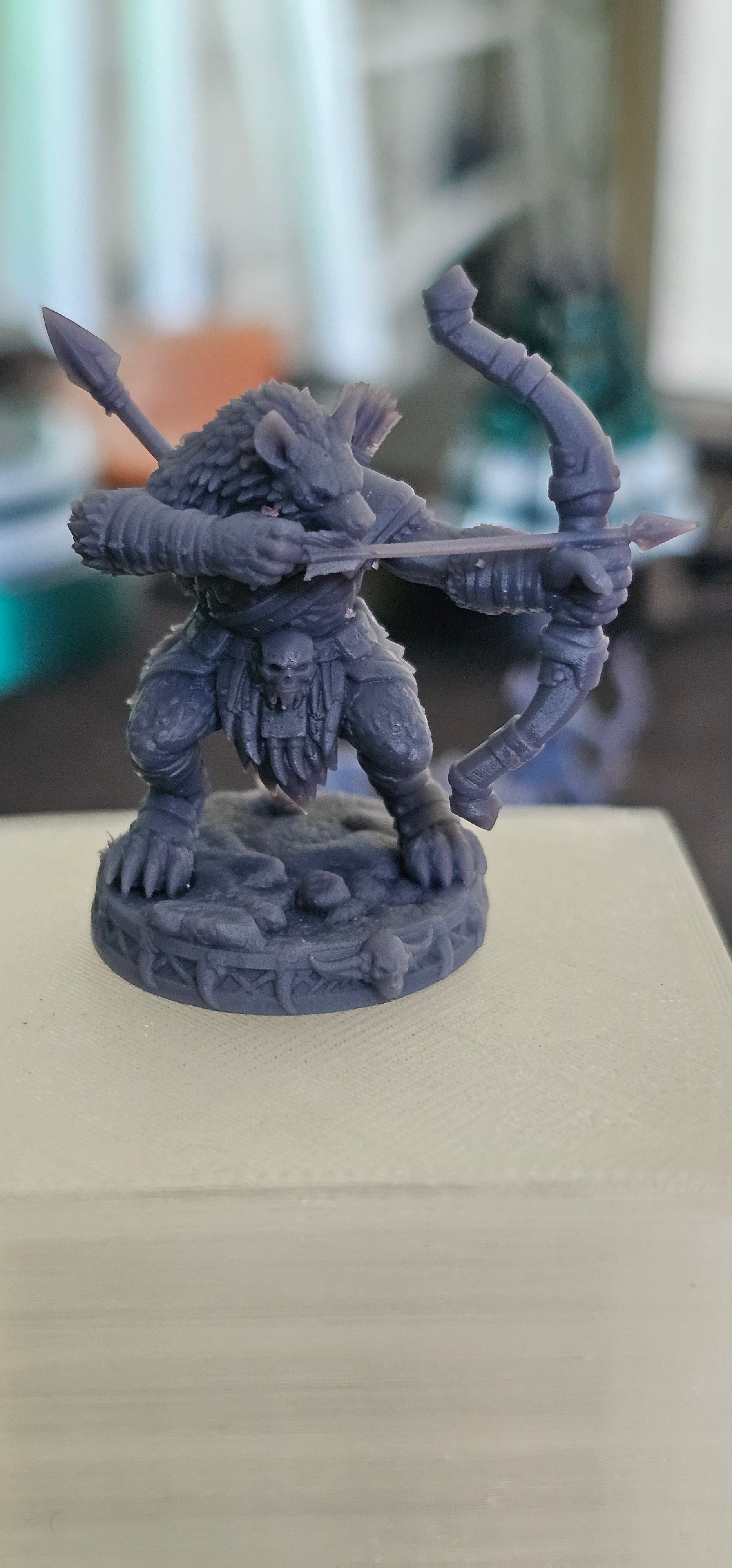 Gnoll Hunter with Bow.stl 3d model