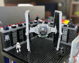 Star Wars Death Star Walls Lego Blocks 3d model