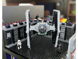 Star Wars Death Star Walls Lego Blocks 3d model