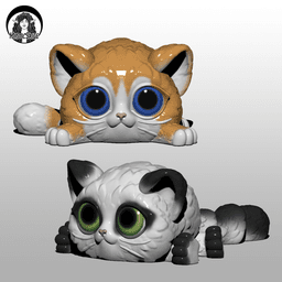 Cat Puffling - Exclusive Model 3d model
