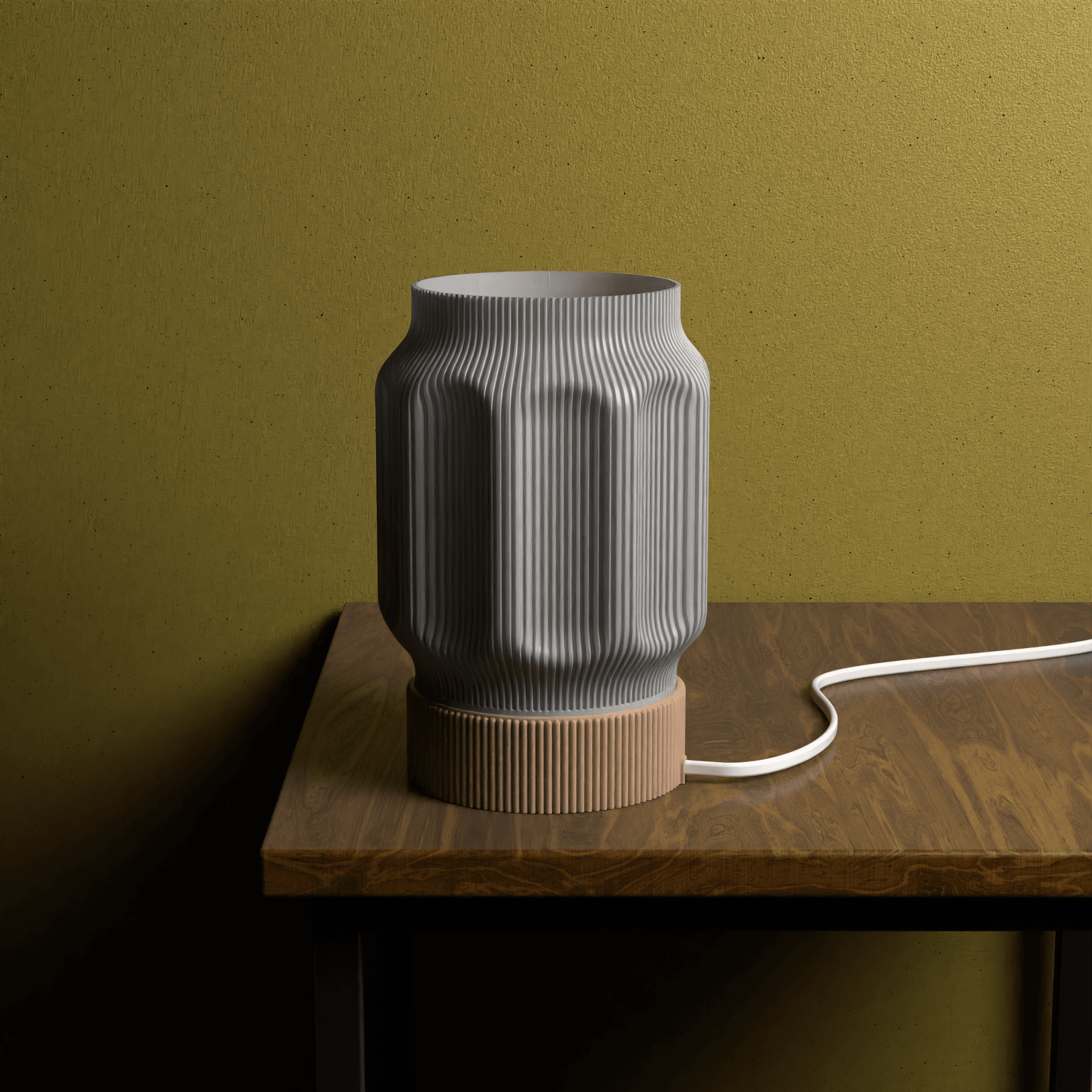 GROOVED LAMP (e27) 3d model
