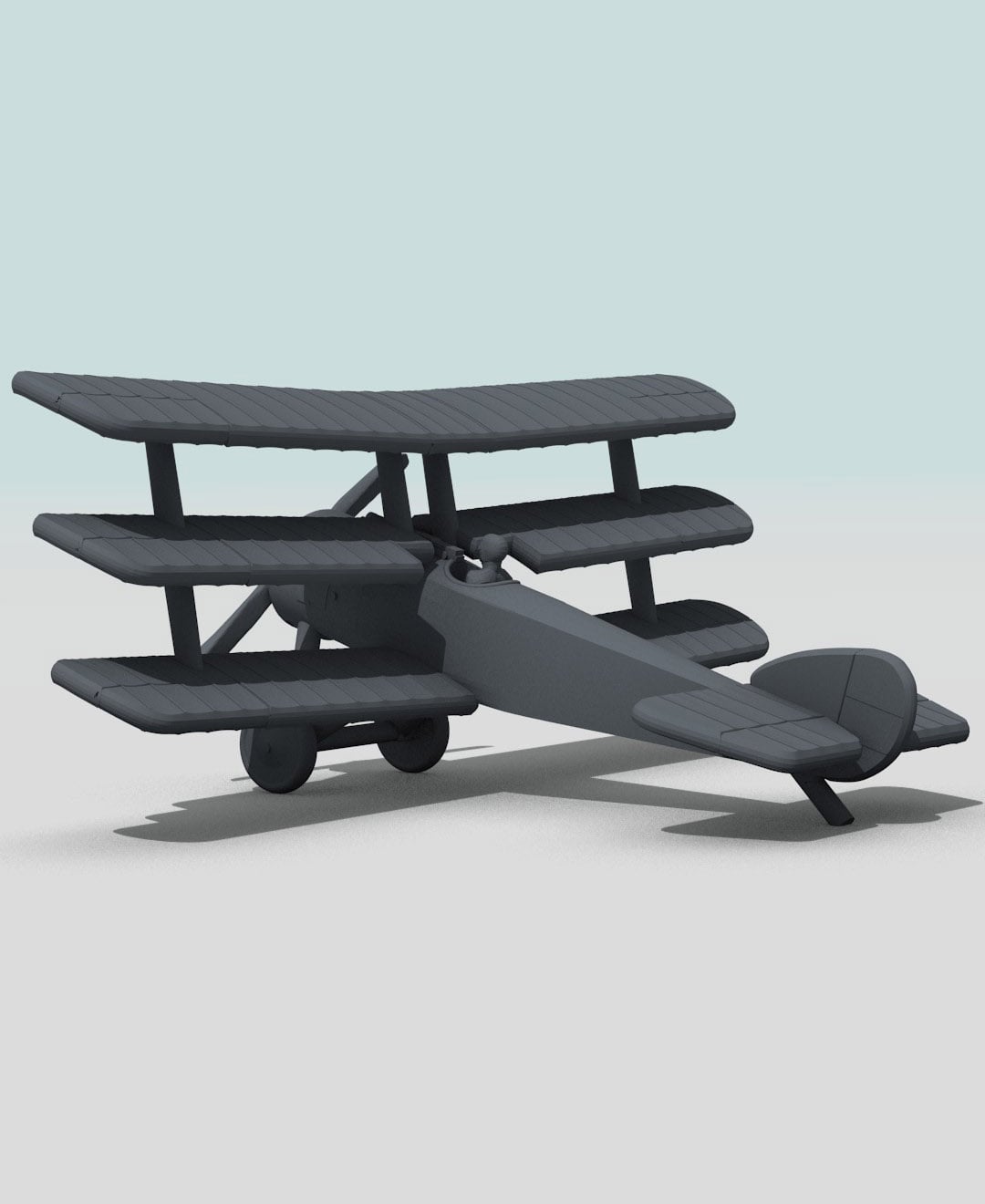 1:144 Sopwith Triplane (Early) 3d model