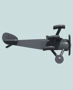 1:144 Sopwith Triplane (Early) 3d model