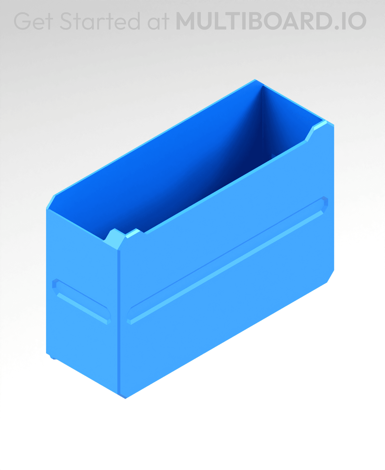 3x2x1 LU - Labelled - MultiBin Simple Drawer 3d model