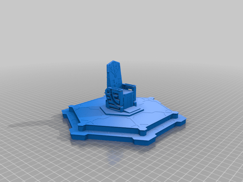 Stargate Ancient Chair (Fixed) 3d model