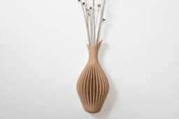 Wave Vase - Wall Mounted 3d model